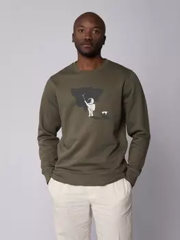 Толстовка wat? Apparel Painting space, хаки