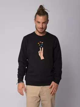 Толстовка wat? Apparel Spread love, черный