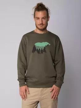Толстовка wat? Apparel Waldbr, хаки