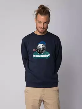 Толстовка wat? Apparel Walross, темно-синий