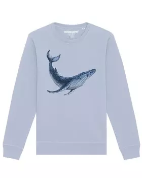 Толстовка Watapparel Wal, синий/светло-синий