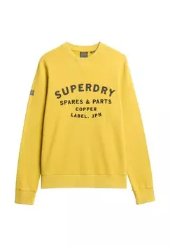 Толстовка WORKWEAR APPLIQUE Superdry, желтый
