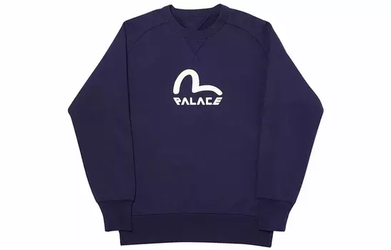Толстовка X Evisu Reversible Crew PALACE