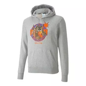 Толстовка xthe hundreds gray Puma, серый
