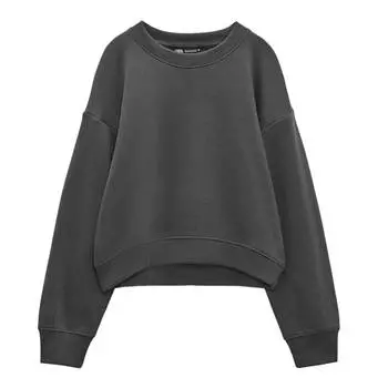 Толстовка Zara Plush, темно-серый