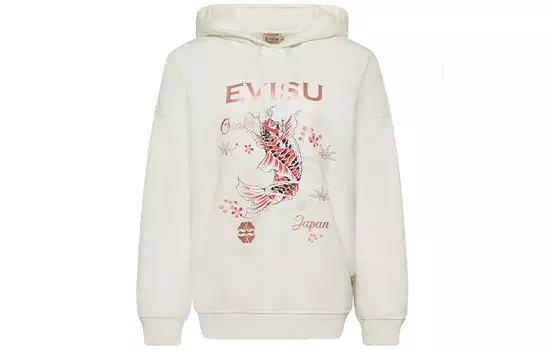 Толстовка женская белая Evisu