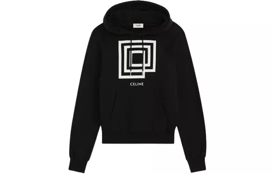 Толстовка женская Celine, черный / белый