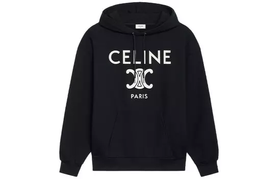 Толстовка женская черная Celine