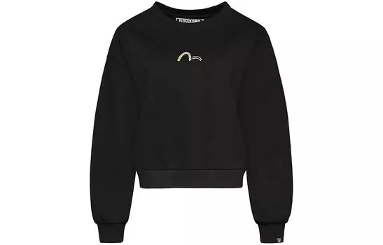 Толстовка женская черная Evisu