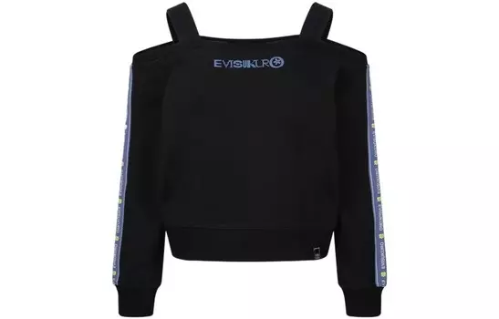 Толстовка женская черная Evisu