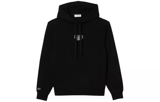 Толстовка женская черная Lacoste