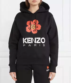 Толстовка женская Kenzo с цветком, черный