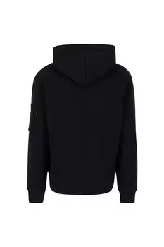 Толстовки с 3d маленьким логотипом Alpha Industries, черный