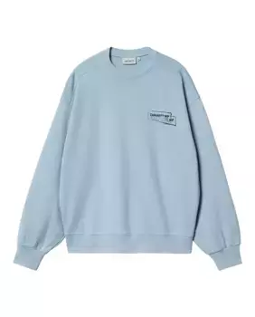 Толстовки со штампом Carhartt WIP, синий