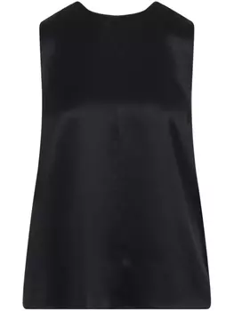 TOM FORD атласный топ, черный