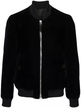 TOM FORD бархатный бомбер, синий