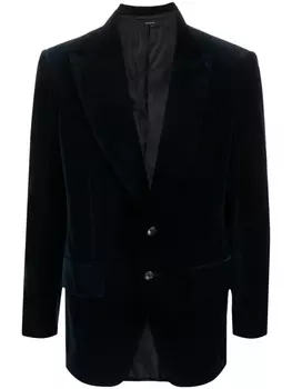TOM FORD бархатный пиджак, синий