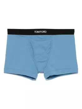 TOM FORD боксеры с логотипом, синий