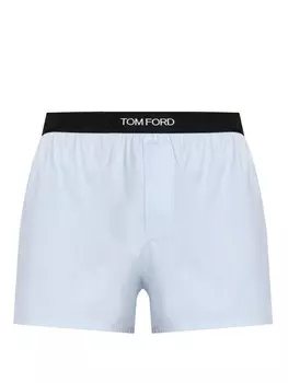 TOM FORD боксеры с логотипом, синий