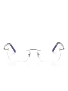 TOM FORD Eyewear очки в безободковой оправе, черный