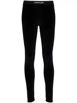 TOM FORD фирменные леггинсы, синий