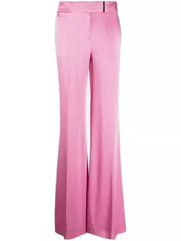 TOM FORD high-waisted wide-leg trousers, розовый