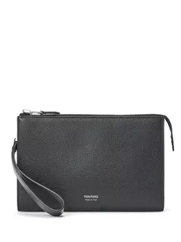 TOM FORD клатч с логотипом, черный