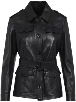 TOM FORD кожаная куртка, черный