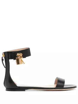 TOM FORD кожаные сандалии, черный