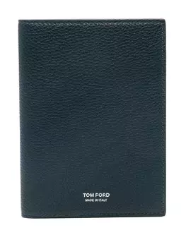 TOM FORD кожаный картхолдер, синий