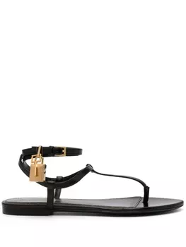 TOM FORD сандалии Padlock, черный