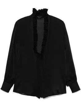 TOM FORD шелковая блузка, черный