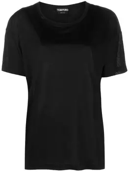 TOM FORD шелковая футболка, черный