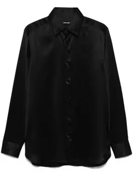 TOM FORD шелковая рубашка, черный