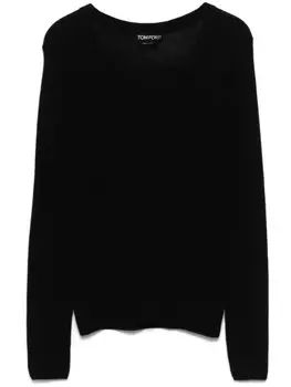 TOM FORD свитер в рубчик, черный