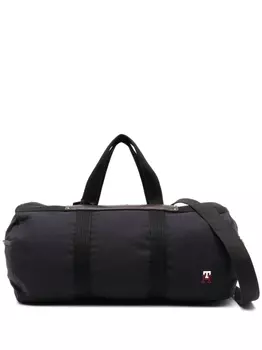 Tommy Hilfiger дорожная сумка с нашивкой-логотипом, синий
