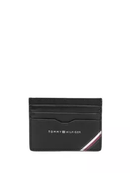 Tommy Hilfiger картхолдер с логотипом, черный