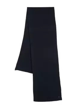 Tommy Hilfiger шарф Essential Flag с вышитым логотипом, синий