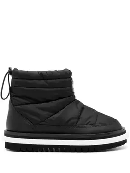 Tommy Jeans дутые сапоги с нашивкой-логотипом, черный