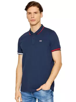 Tommy JEANS Поло стандартного кроя, синий