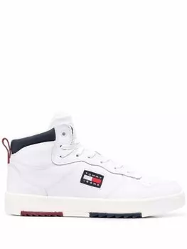 Tommy Jeans высокие кроссовки Basket, белый