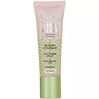 Тональная основа Base de Maquillaje Fresh & Juicy Lovely Makeup, 01 Nude