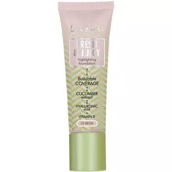 Тональная основа Base de Maquillaje Fresh & Juicy Lovely Makeup, 03 Beige