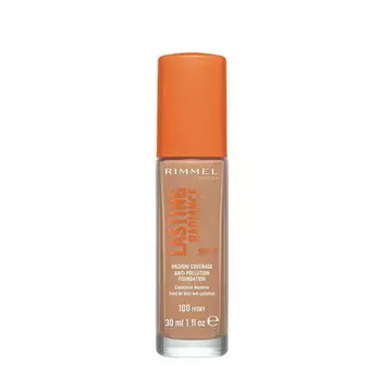 Тональная основа для лица 100 цвета слоновой кости, Spf 25, 30 мл Rimmel, Lasting Radiance