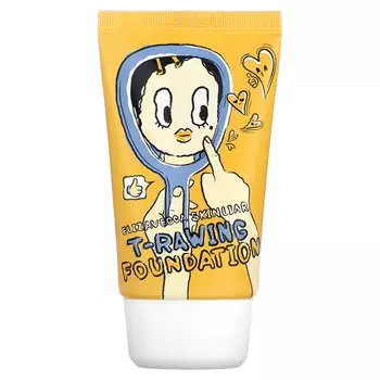 Тональная основа Elizavecca Skin Liar T-Rawing 11, SPF 50+ PA+++, 50 мл.