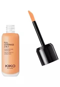 Тональная основа FULL COVERAGE 2 IN 1 FOUNDATION AND CONCEALER KIKO Milano, цвет 65 neutral