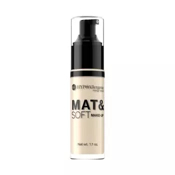 Тональная основа HYPOAllergenic Mat & Soft Make-Up, Nr. 01 Light Beige / 30 g