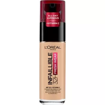 Тональная основа L’Oral Paris Infaillible 32H Fresh Wear, 120 Vanilla / 30 ml