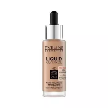 Тональная основа Liquid Control HD с ниацинамидом в пипетке №060 Sunny Beige 32 мл Eveline