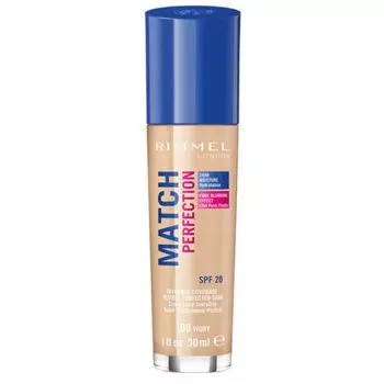 Тональная основа Match Perfection Base de Maquillaje Rimmel, 103 True Ivory